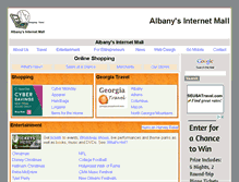 Tablet Screenshot of albanysinternetmall.com